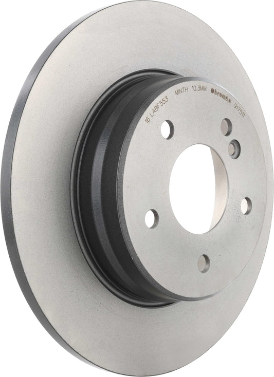 BREMBO 08.9175.11 Brembo 08.9175.11 UV Coated solid Rear Brake Rotor MERCEDES-BENZ OE# A2104230512
