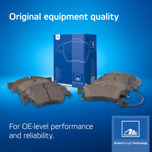 ATE 602770 ATE Original Semi-Metallic Rear Disc Brake Pad Set 602770 for Audi, Porsche